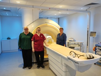 Paddington CDC MRI scanner before opening