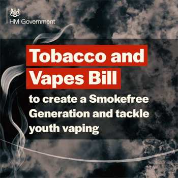 tobacco and vapes bill Tobacco and Vapes Bill receives Royal Assent, paving the way for the first smokefree generation tobacco and vapes bill Tobacco and Vapes Bill receives Royal Assent, paving the way for the first smokefree generation