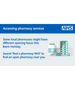 Bank Holiday Pharmacy Services