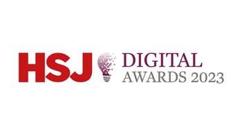 Text reads "HSJ Digital Awards 2023"